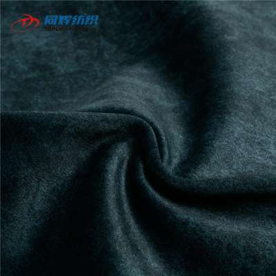 Good Quality Polyester Soft Blue New Velvet Fabric For Sofa